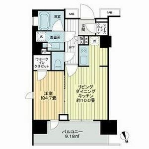 オープンレジデンシア名古屋駅The Court 間取り