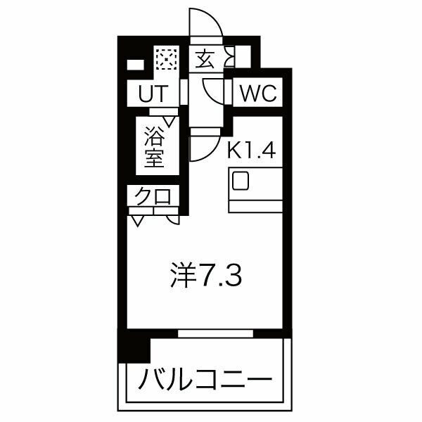 プレサンス名古屋城前ラバンカ 間取り