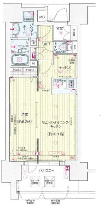 プレサンス丸の内リラティ 間取り