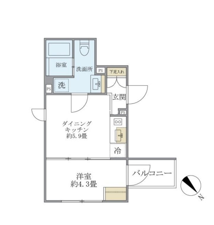 ＥＸＡＭ　ＡＫＡＳＡＫＡ 間取り
