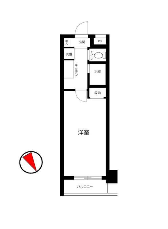 スカイコート銀座東第2 間取り