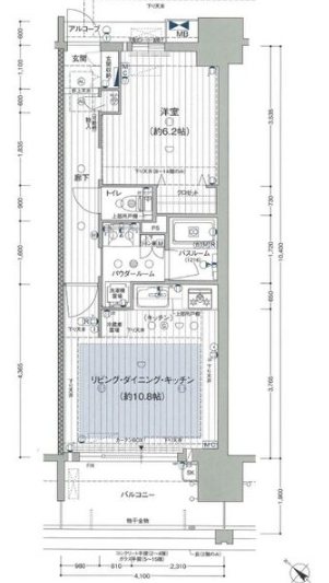 プレサンス ロジェ 千種 間取り