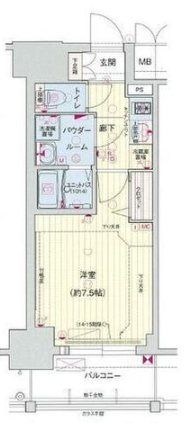 プレサンス桜通ザ・タイムズ 間取り