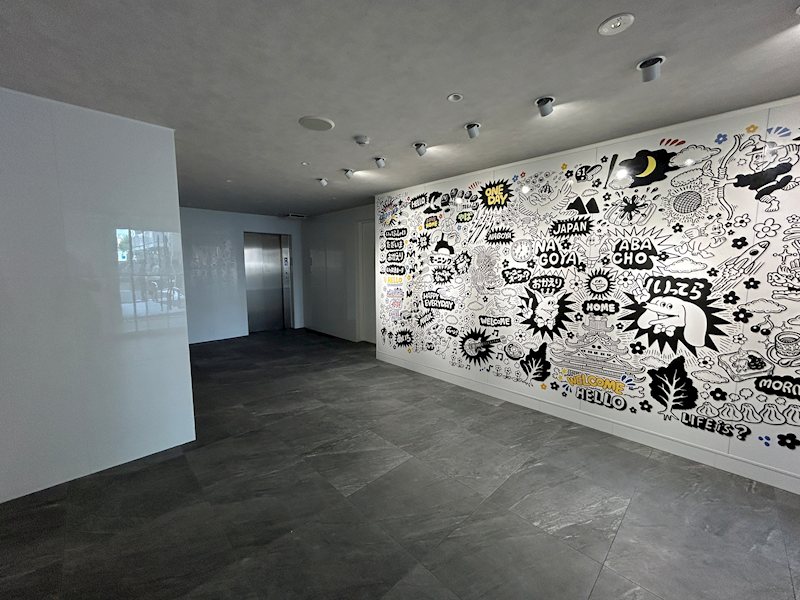 エステムコート名古屋新栄Ⅵ アートテラス エントランス