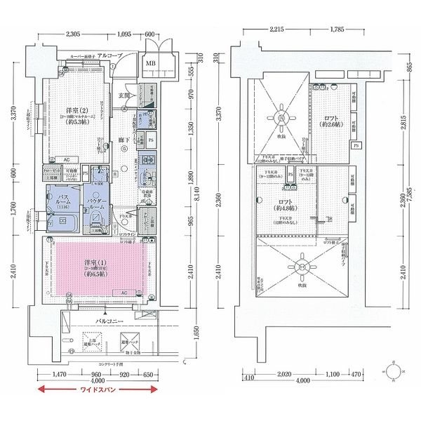 エステムコート名古屋駅前CORE 間取り