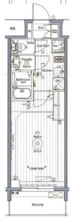 エステムコート名古屋新栄Ⅵ アートテラス 間取り