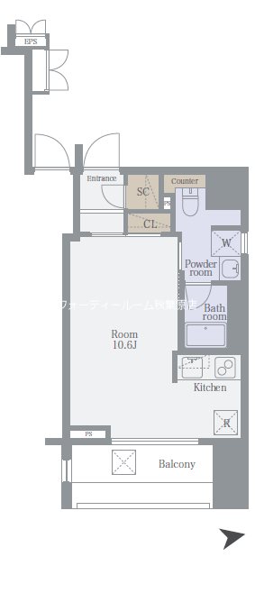 ステージグランデ蔵前 間取り
