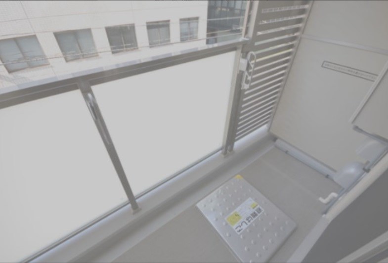 パークハビオ新橋 ベランダ