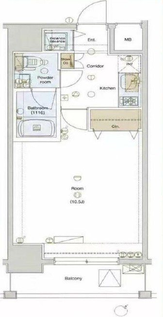 コンシェリアデュー入谷  間取り