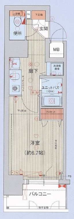 ライジングコート名古屋駅南 間取り