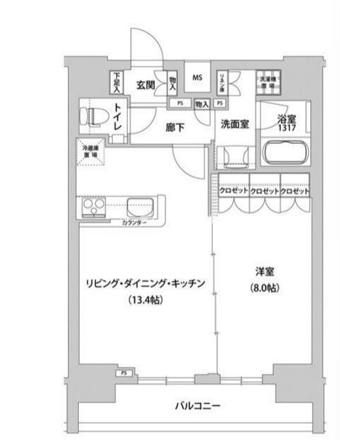 メトロステージ上野  間取り