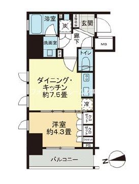 ライオンズ浅草橋ミレス  間取り