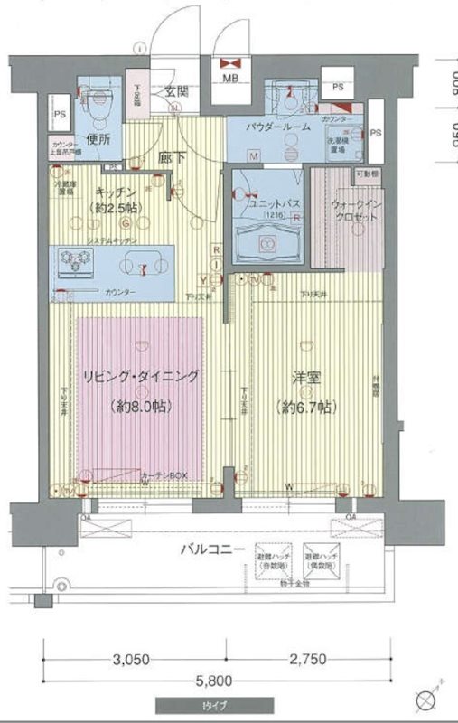 プレサンス名古屋STATIONビジュ 間取り