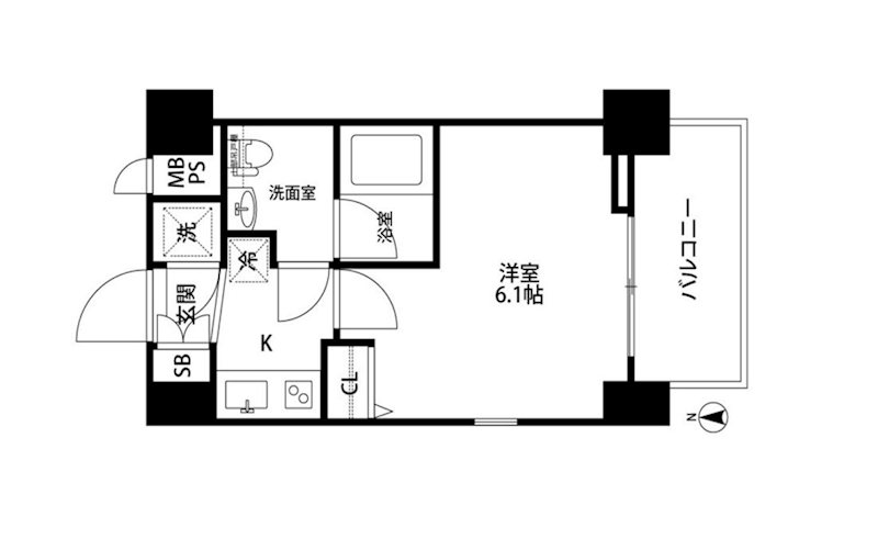 エクセリア芝大門 間取り