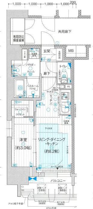 プレサンス　レイズ　千種今池 間取り