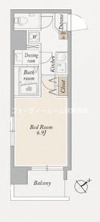 KDXレジデンス秋葉原Ⅱ 間取り