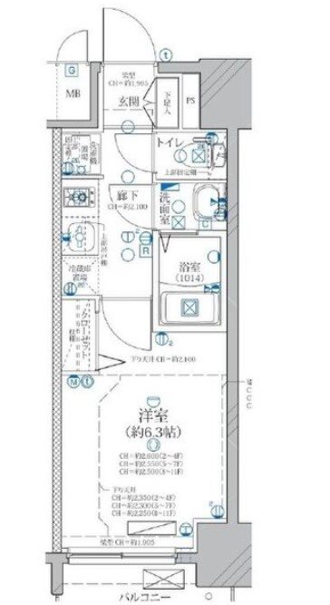 ディアレイシャス矢場町 間取り