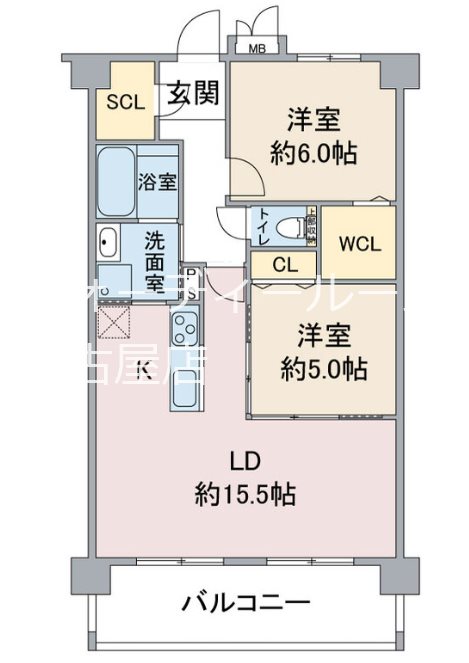 Colline Field 名駅南 間取り