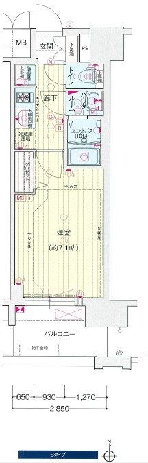 プレサンス　THE　栄 間取り