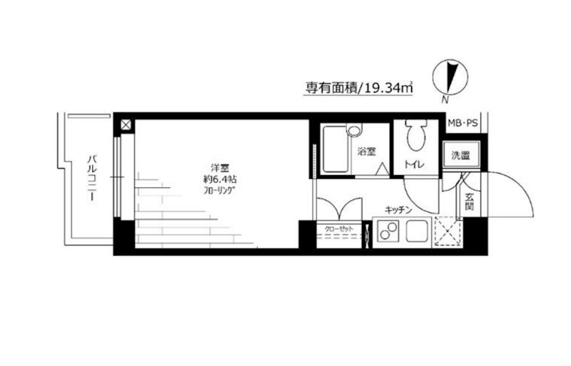 ルーブル芝公園 間取り