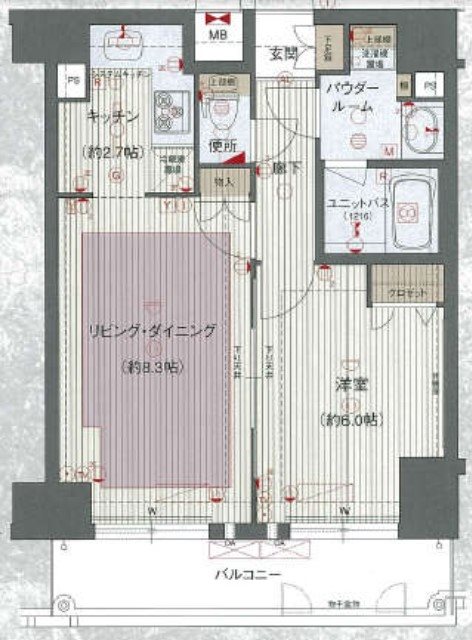 プレサンス鶴舞グリーンパーク 間取り