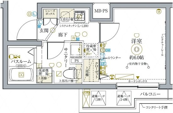 クレヴィスタ新小岩  間取り