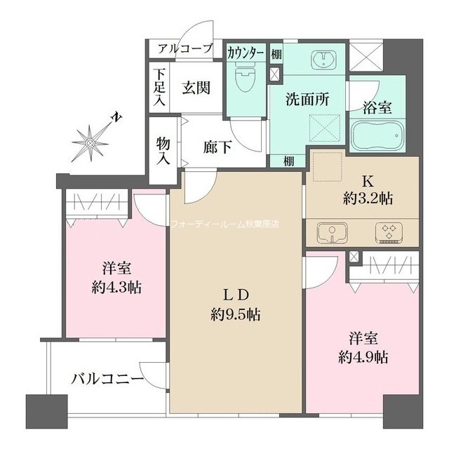 ルミネ東京ベイフロント 間取り