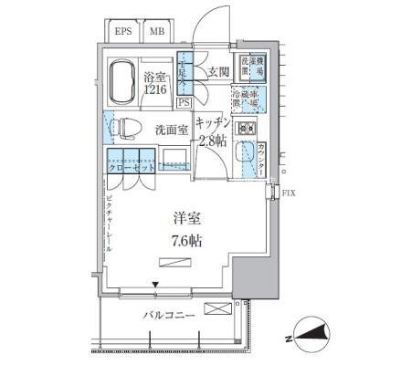 パークアクシス上野松が谷  間取り