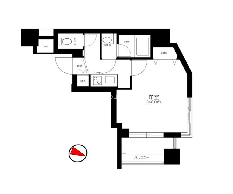 コンシェリア南麻布　＜ＴＯＫＹＯ　ＰＲＥＭＩＵＭ＞　EAST  間取り
