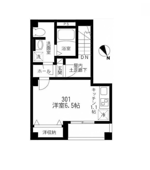 ビューノ八重洲通り 間取り
