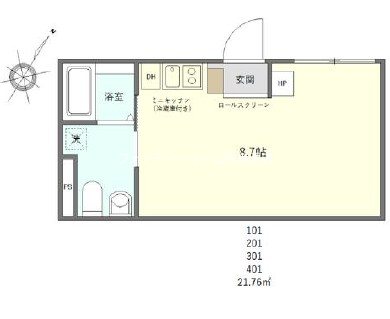 レジアス　ウエノサクラギ 間取り