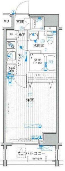 パークウェル浅草弐番館 間取り