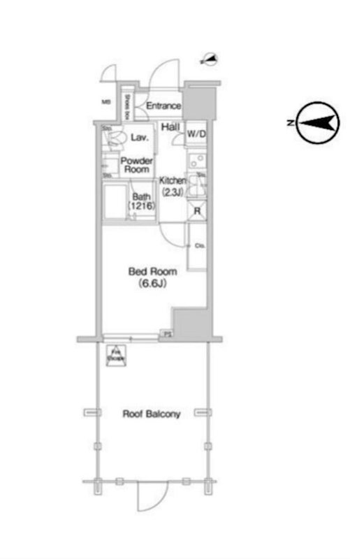 コンフォリア麻布ＥＡＳＴ 間取り