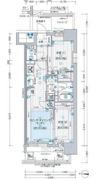 プレサンス レイズ 桜山 EAST 間取り