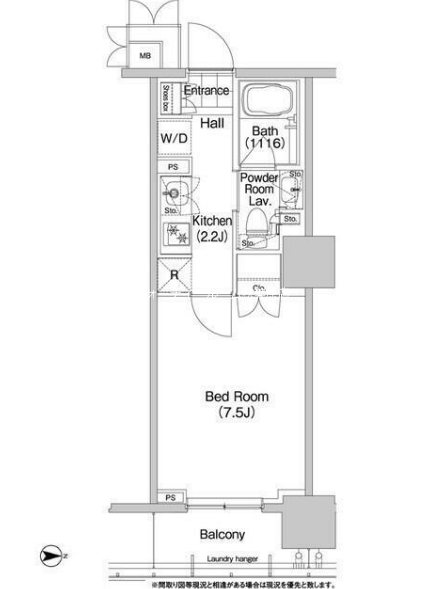 コンフォリア秋葉原EAST 間取り