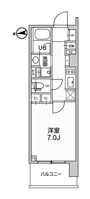 シーズンフラッツ蔵前 間取り