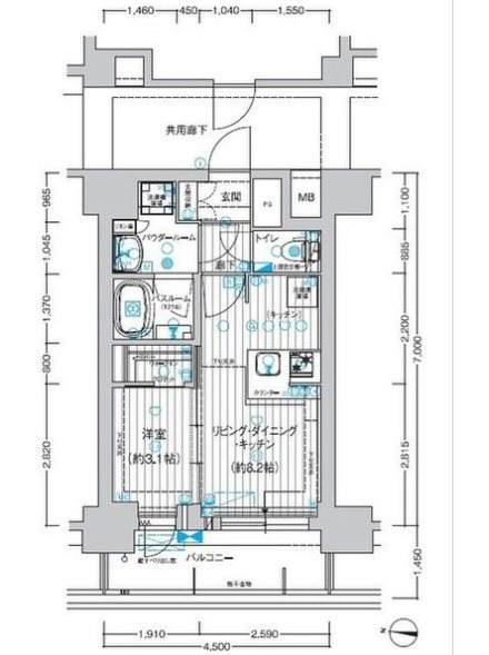 プレサンス レイズ 鶴舞公園 間取り