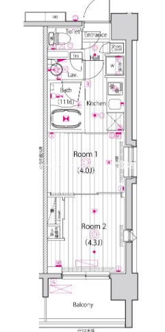 グランド・ガーラ東大島 間取り