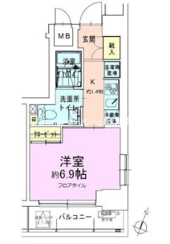門前仲町レジデンス弐番館 間取り