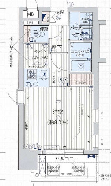 プレサンス新栄デコール 間取り