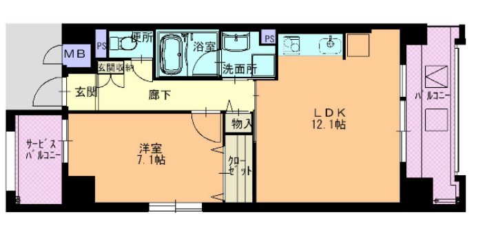 ヴェネチアプリモ 間取り