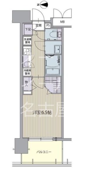 パルティール庄内通 間取り