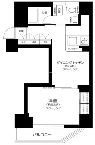 ミテッツァ千代田三崎町  間取り