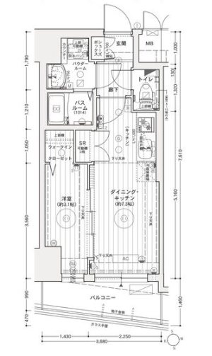 エステムコート名古屋上前津 間取り