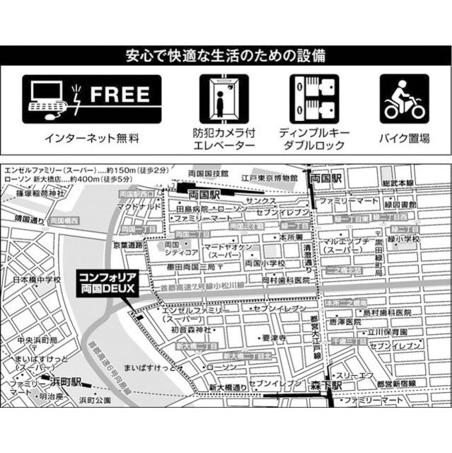 コンフォリア両国ＤＥＵＸ  その他