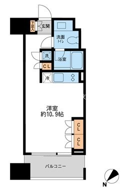 プロスペクトＫＡＬＯＮ三ノ輪  間取り