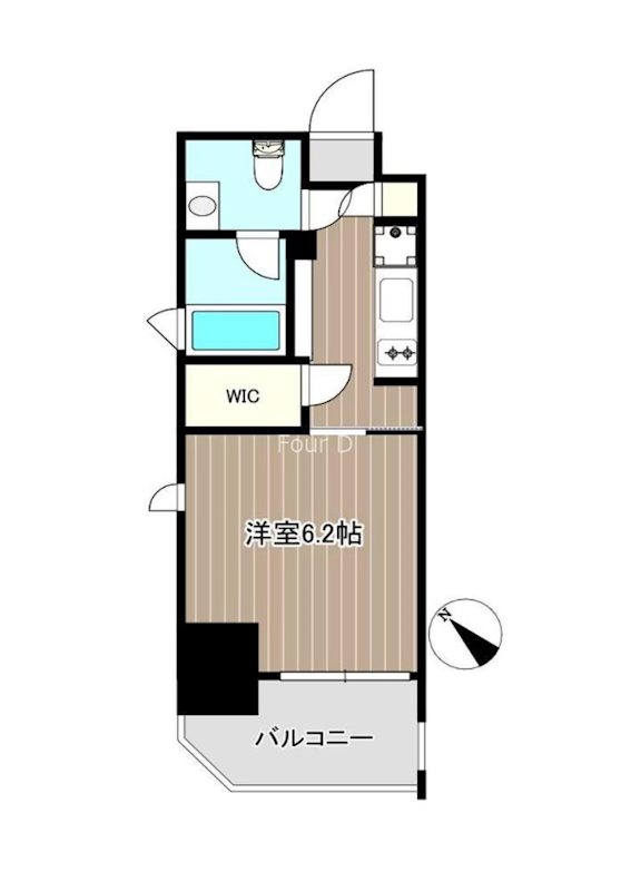 パークリュクス東麻布ｍｏｎｏ 間取り