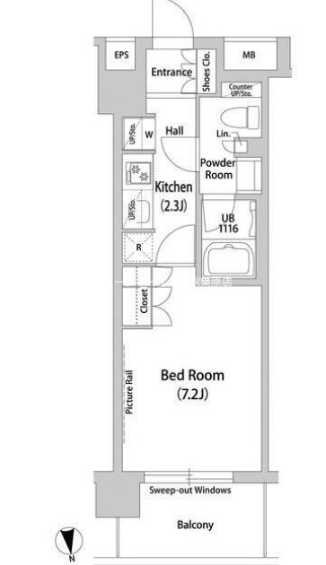 Ｗｏｒｌｄ　Ｒｅｓｉｄｅｎｃｅ　大手町 間取り