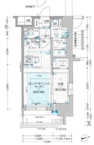 プレサンス　レイズ　千種今池 間取り