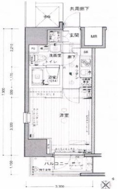 パークウェル蔵前 間取り
